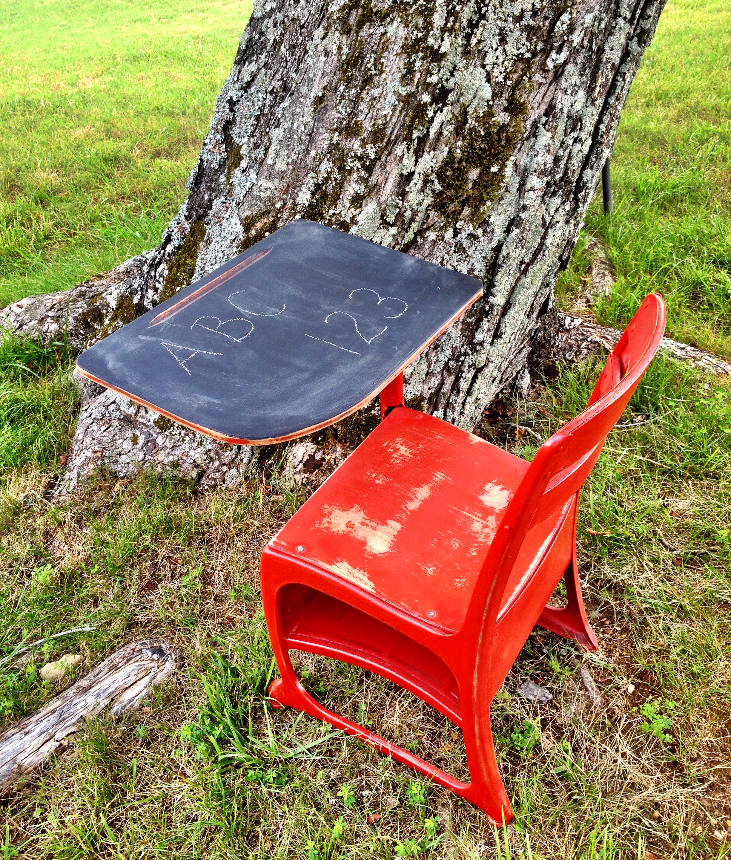 Taking this School Desk from Old to Charming