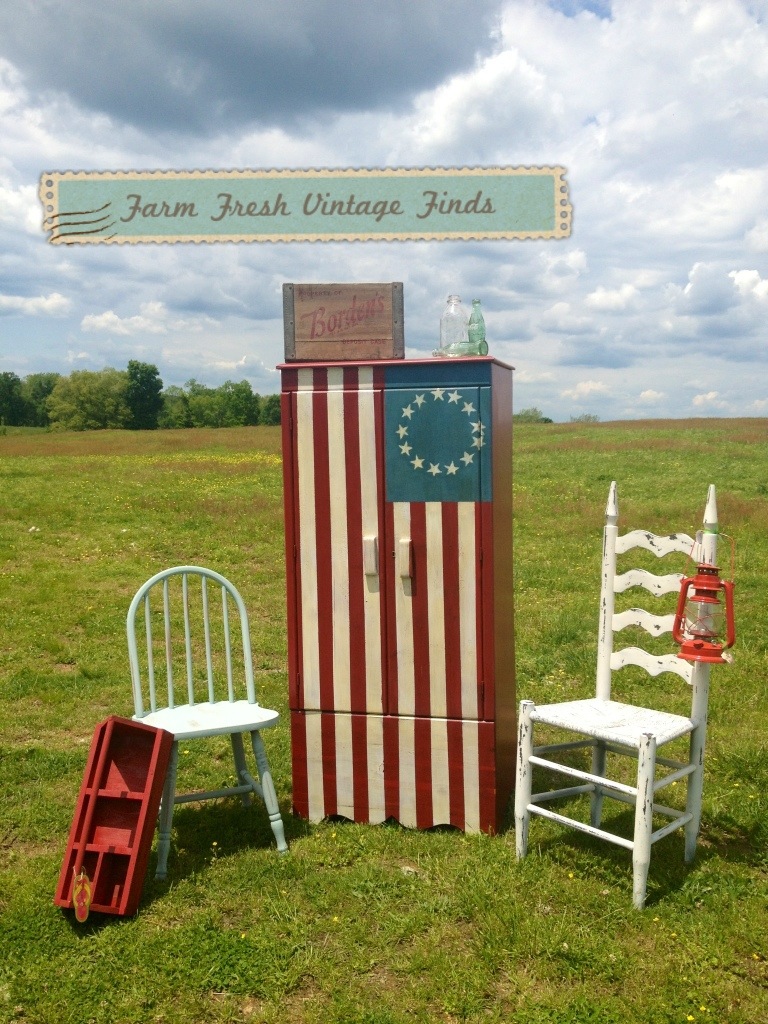 Painted Flag Wardrobe