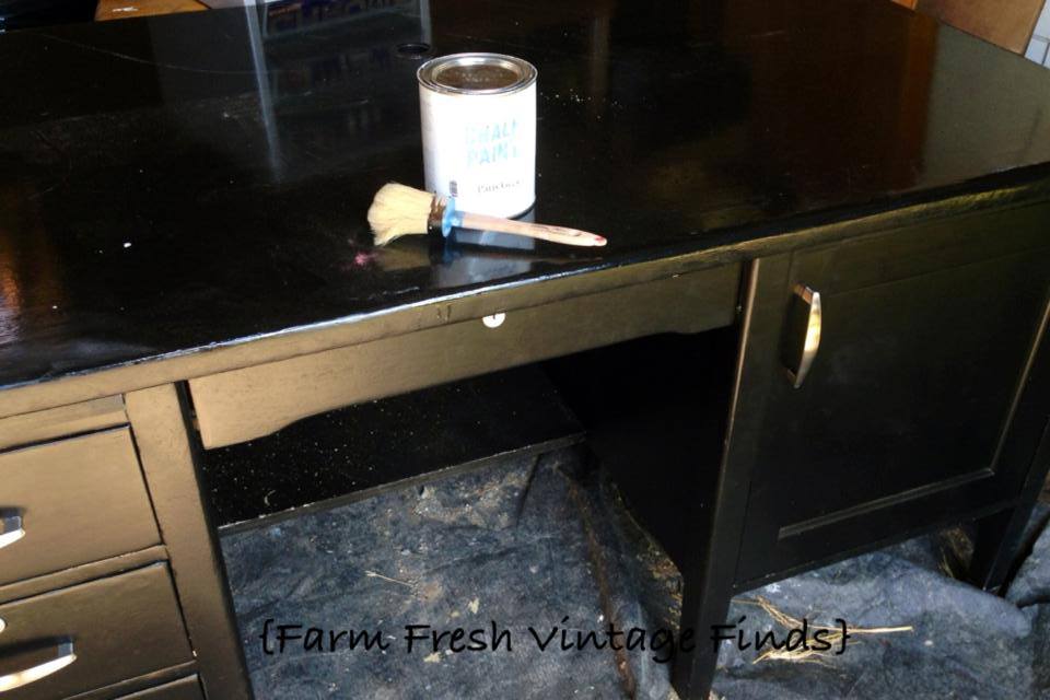 Paris Grey Desk 
