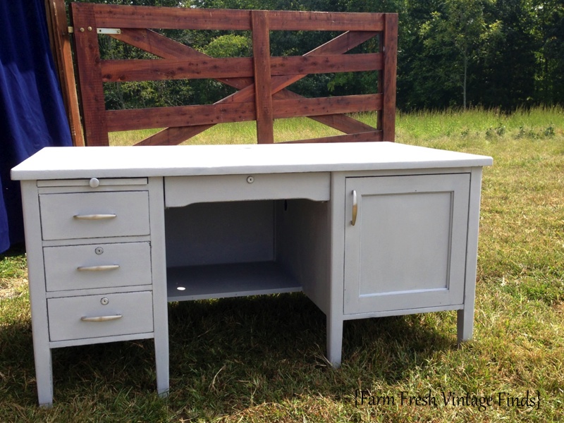 Paris Grey Desk 