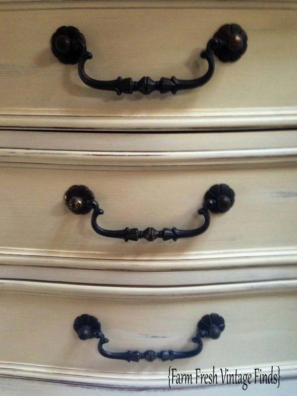 French Provincial Hutch Transformation