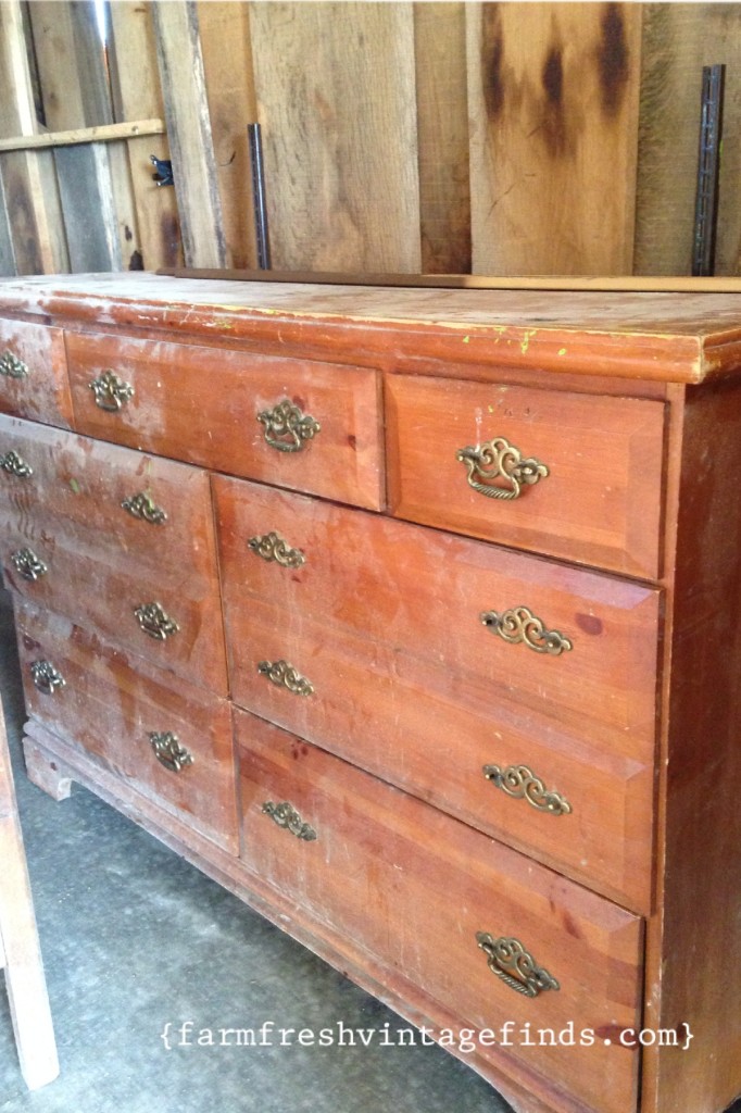 Dresser Before