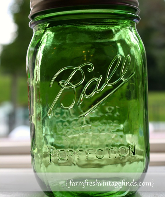 Vintage Green Ball Jar