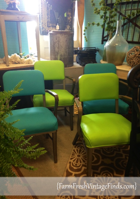 Colorful Vntage Chairs