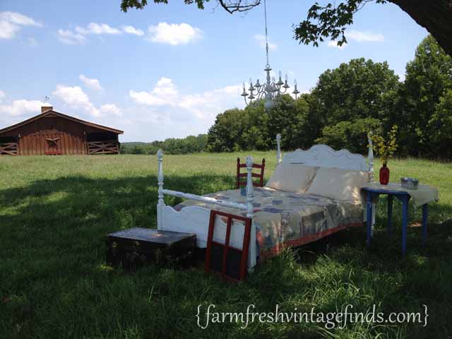 Shabby Chic Vintage Bed