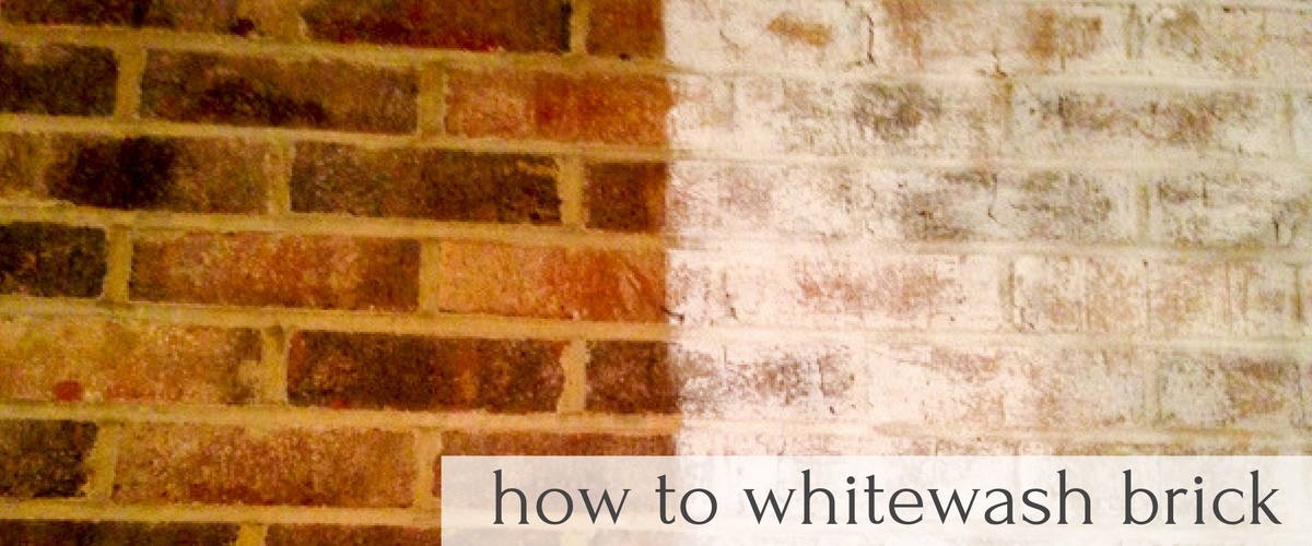 How to Whitewash Brick