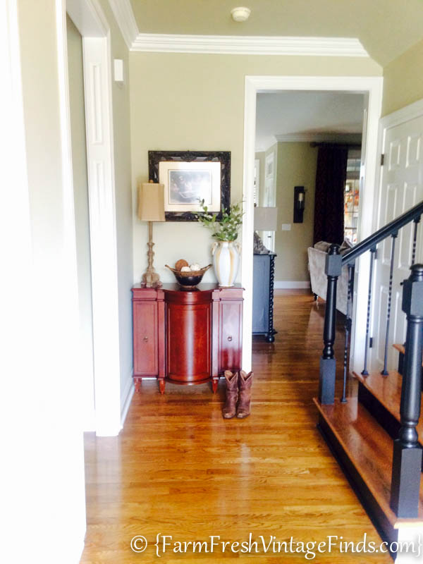 Layered Foyer Table