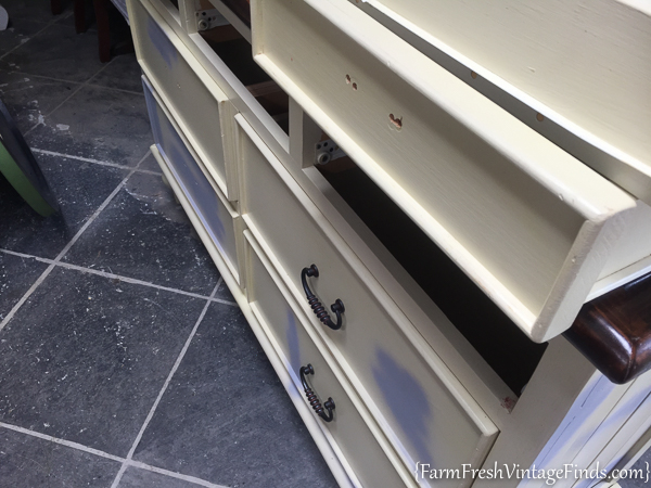 Layering Chalk Type Paint