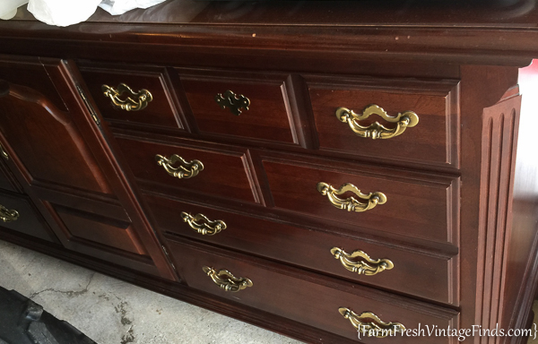 Painted Dresser with Dark Wax-22