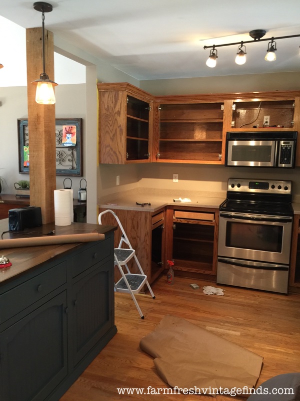 Kitchen Cabinets Before