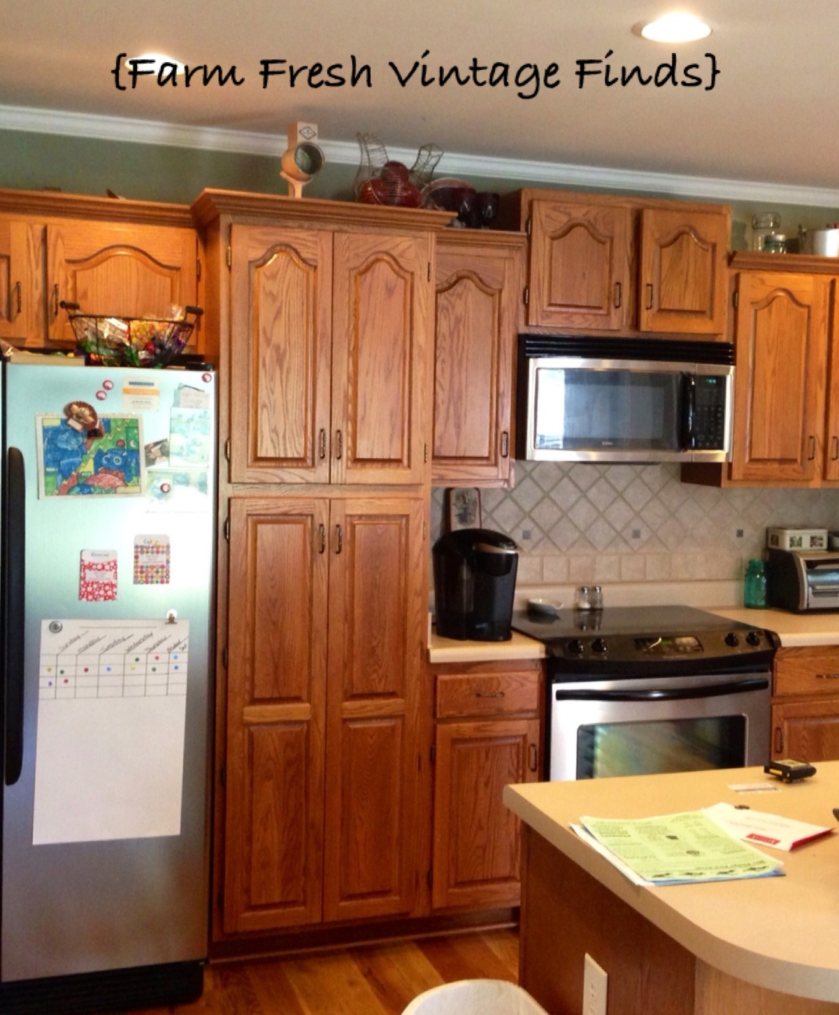 Old White Kitchen Before