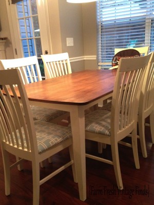 Table Transformation with General Finishes Gel Stain