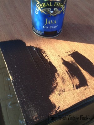 How to Transform a Dresser with Paint and Gel Stain Part 1