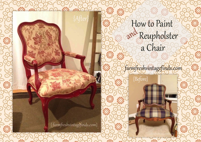 How to Paint and Reupholster a Chair