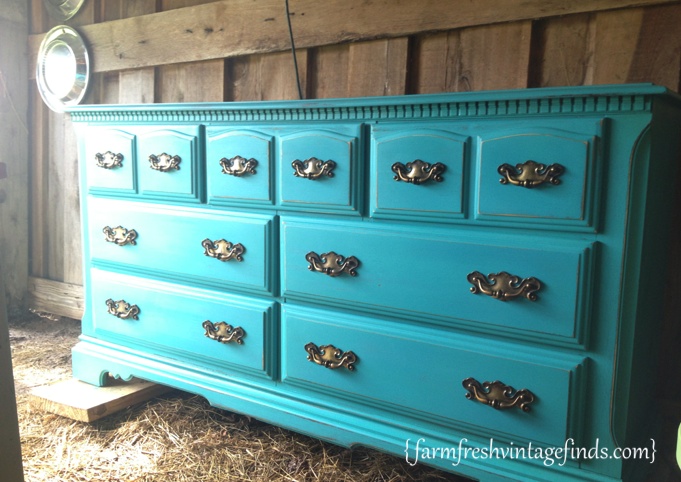 Turquoise Dresser 3