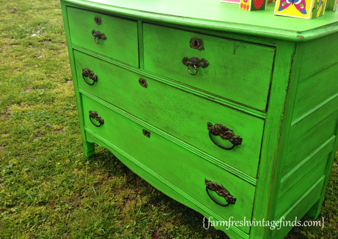 Antible Green Dresser 4