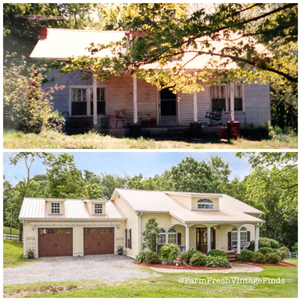 Before And After: Our 1827 Farmhouse Remodel - Farm Fresh Vintage Finds