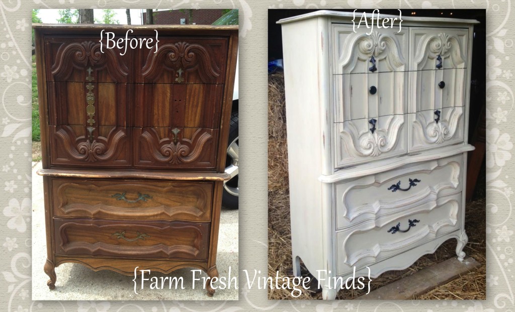 Before and After Country Grey Chest