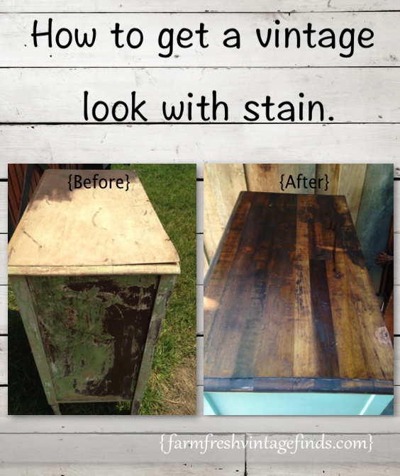 How to Get a Vintage Look with Stain