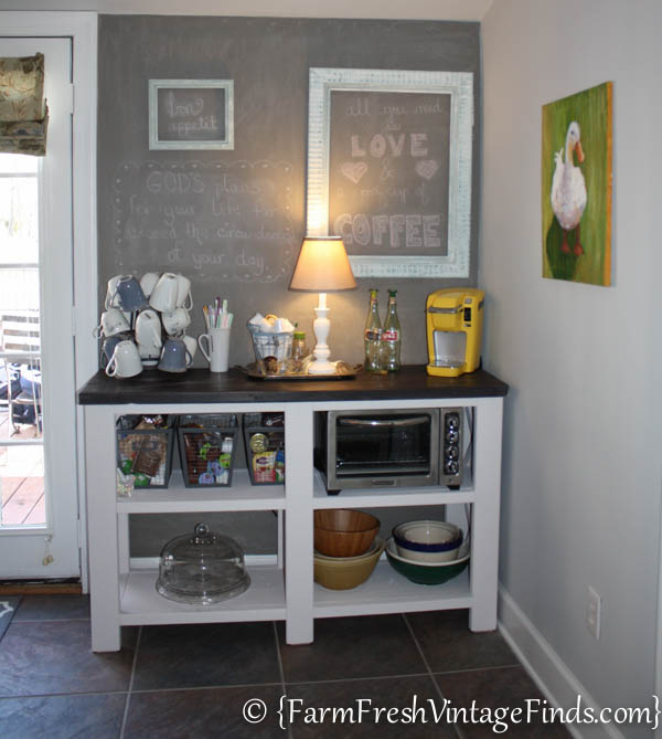 Coffee Bar, Theme Furniture Makeover Day~Inspired By Ana ...