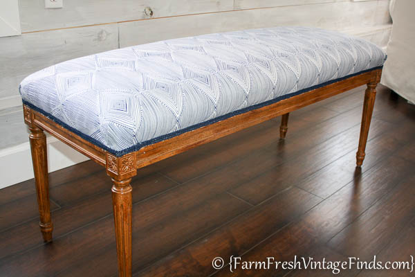 How to Easily Reupholster a Bench