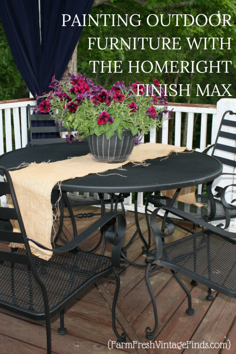 Painting Patio Furniture with the HomeRight Finish Max