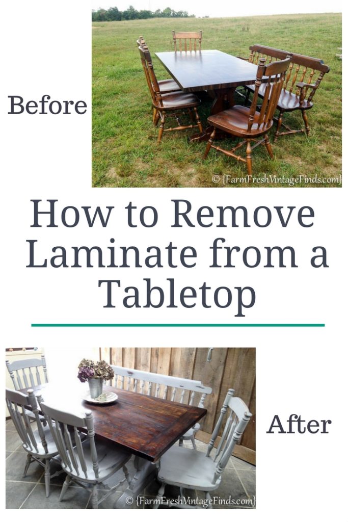 Remove Laminate from a Table