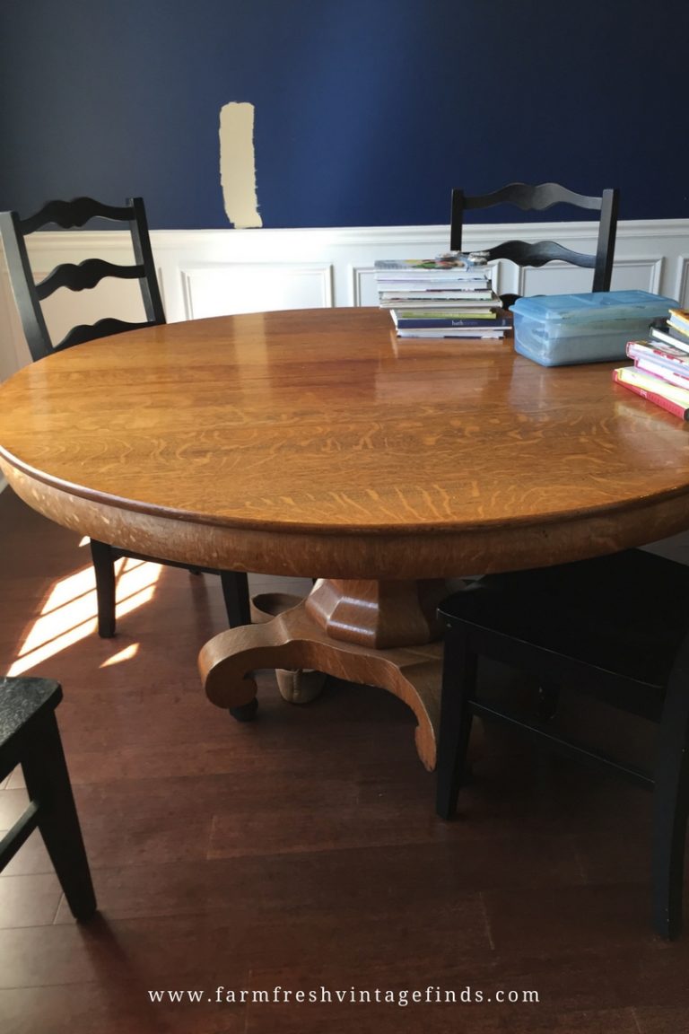 Staining an Heirloom Oak Table