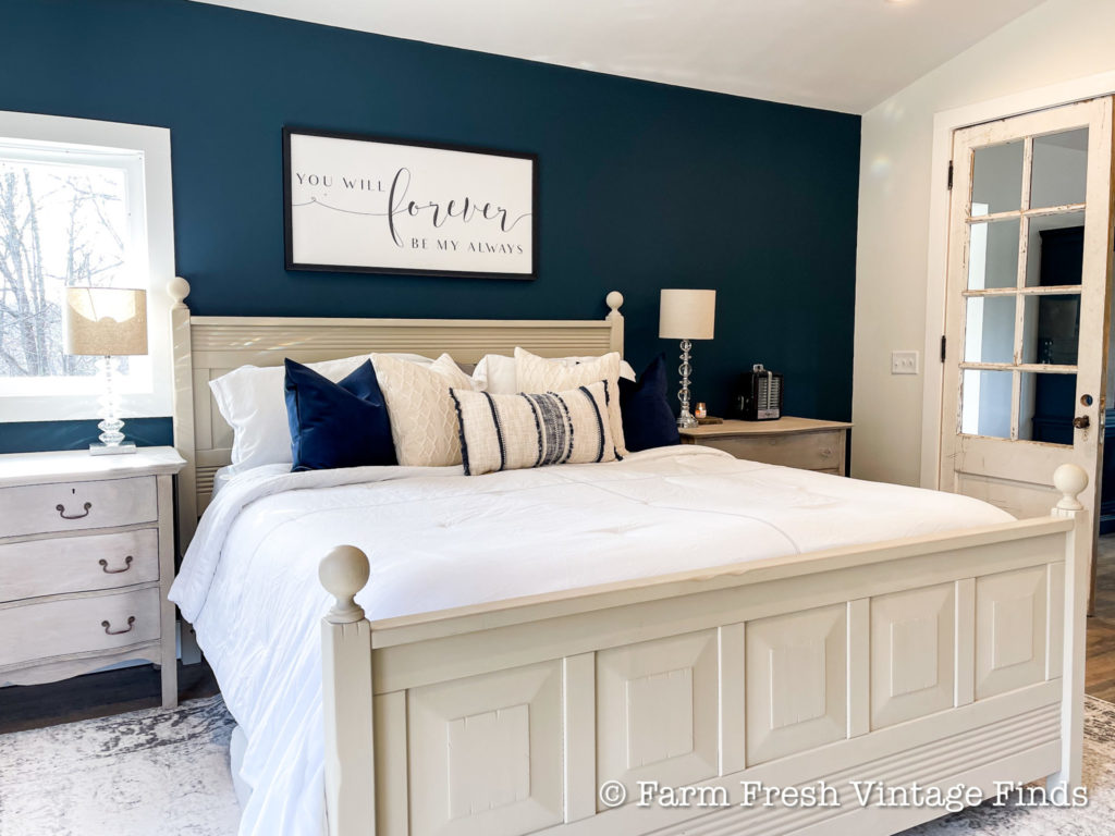 Painting our Master Bedroom Furniture with Annie Sloan Country Grey